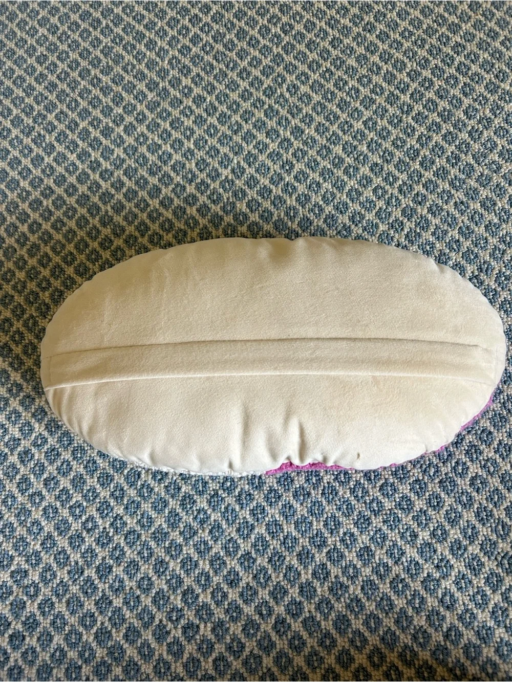 CHILL PILL 100mg Pink and White Accent Pillow